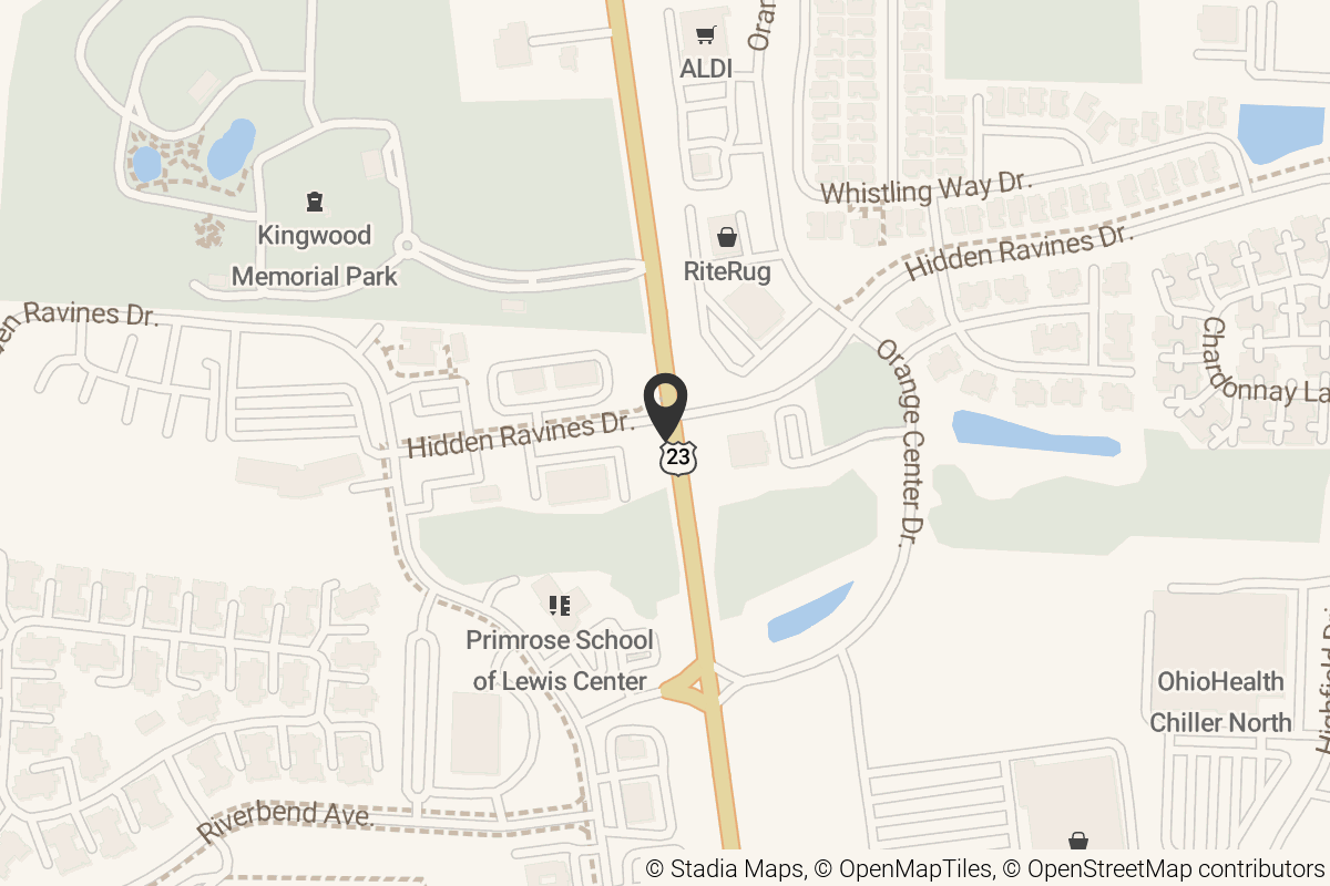 Map with location marker