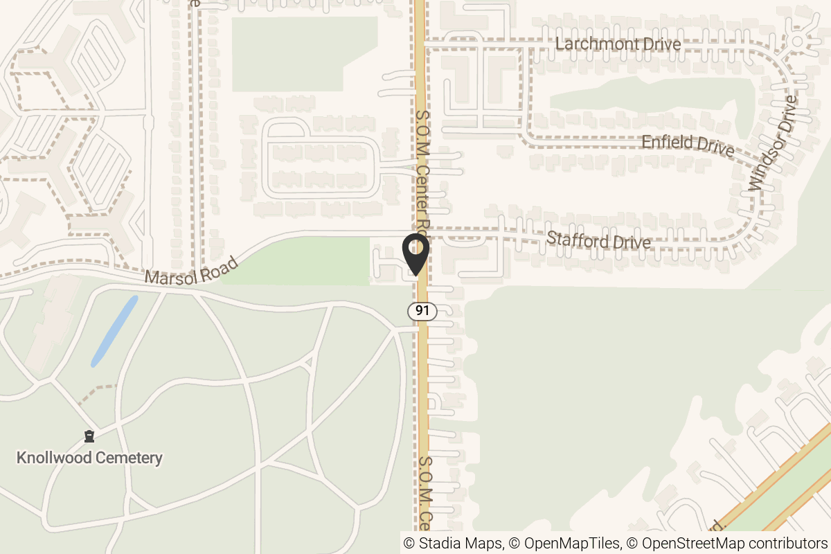 Map with location marker