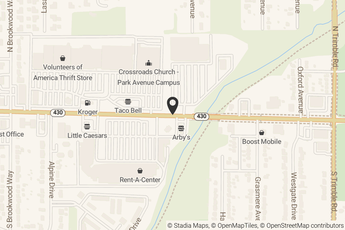 Map with location marker