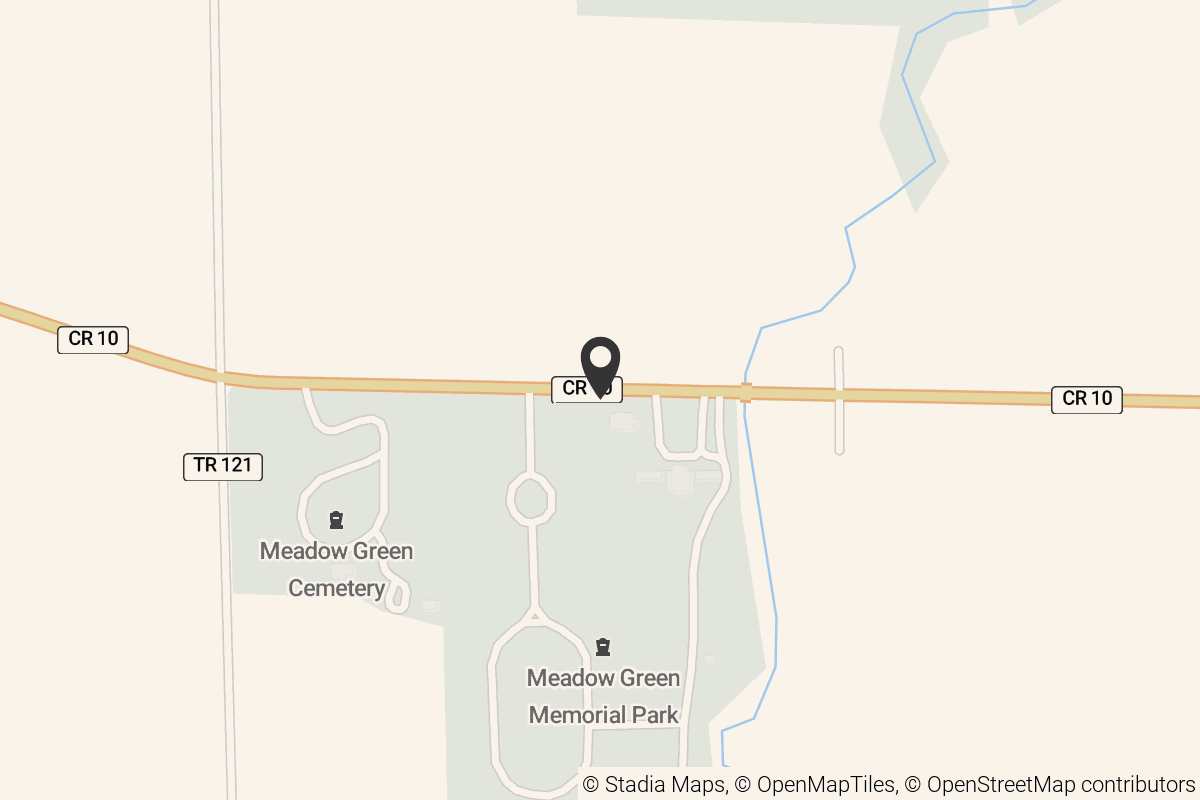 Map with location marker