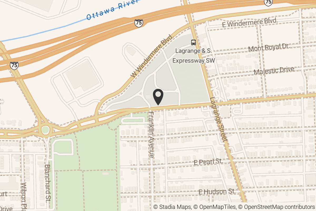 Map with location marker