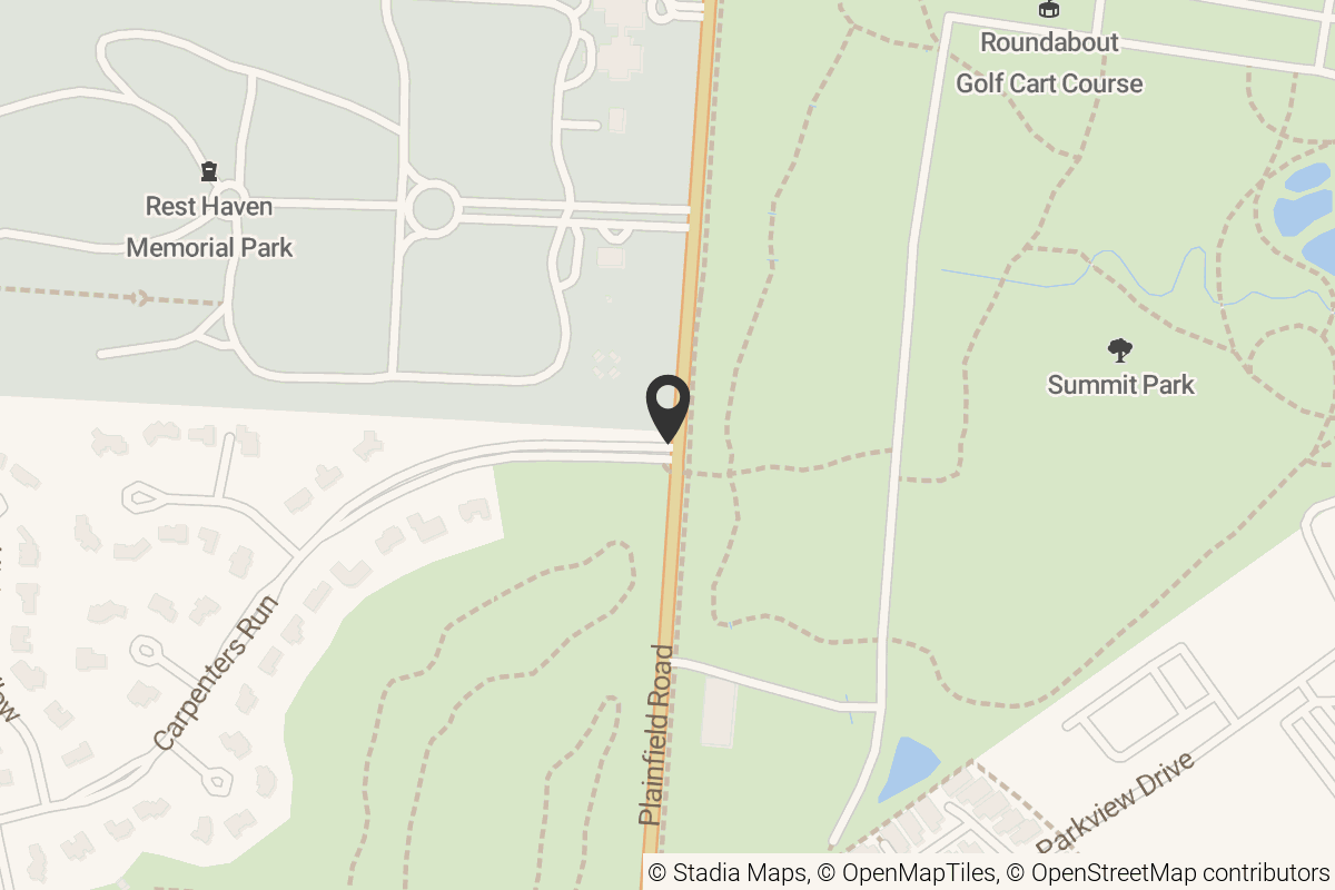 Map with location marker