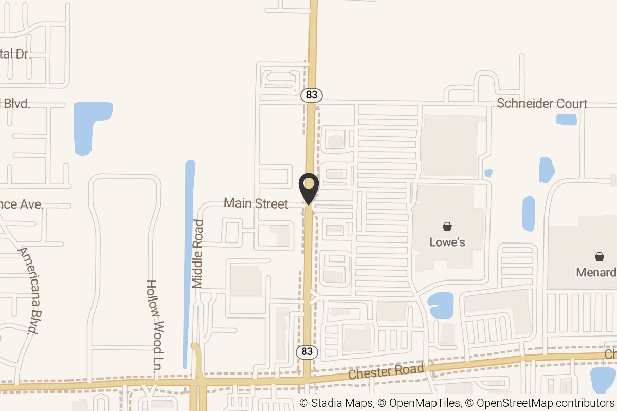 Map with location marker