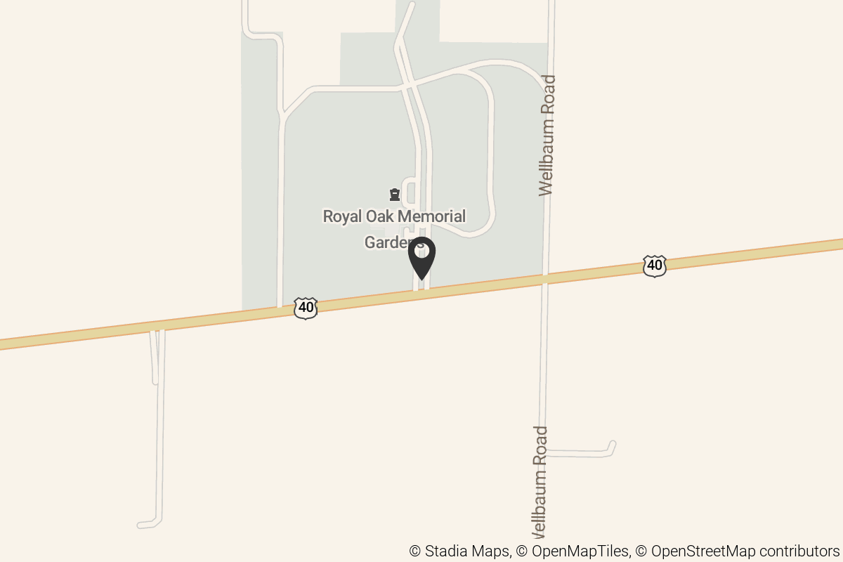 Map with location marker