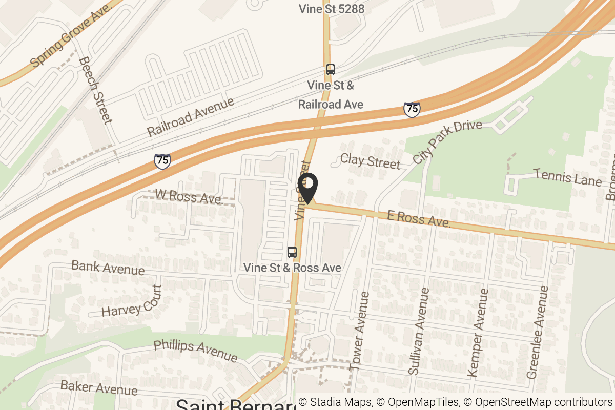 Map with location marker