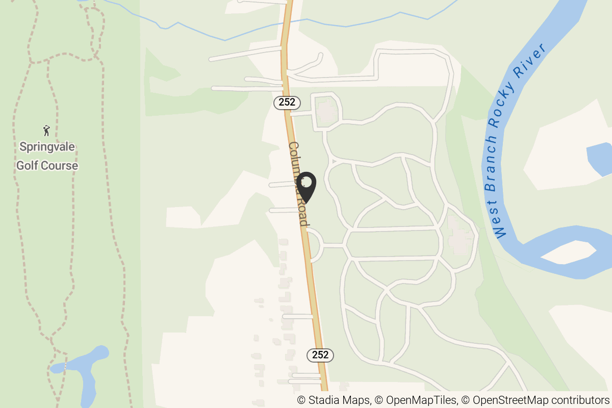 Map with location marker