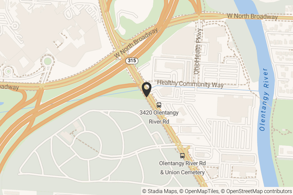 Map with location marker