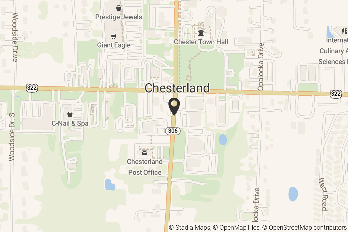 Map with location marker