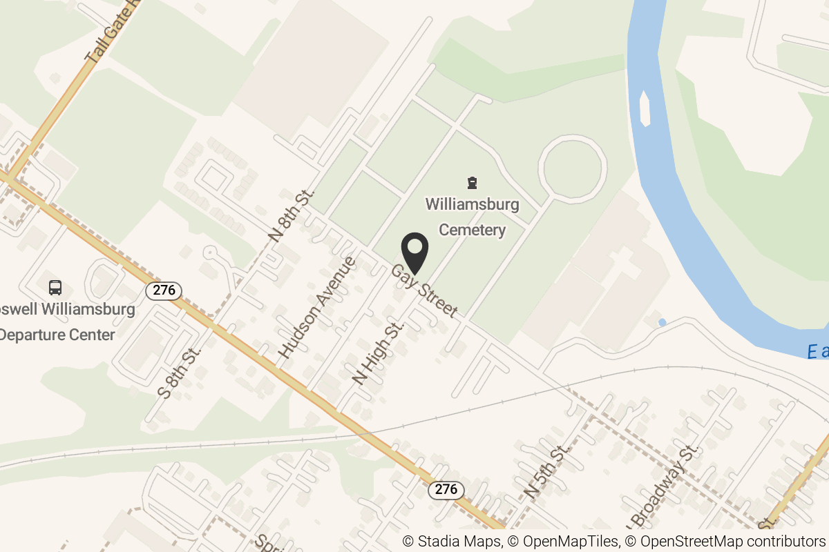 Map with location marker