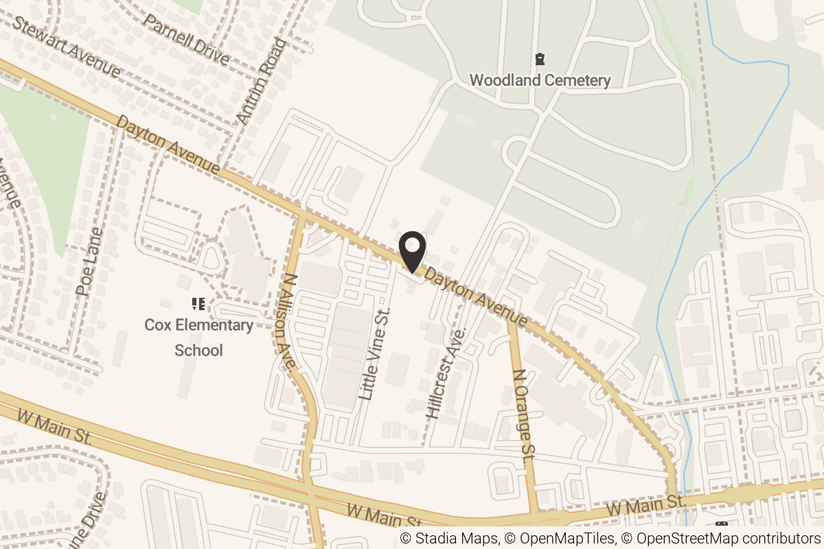 Map with location marker