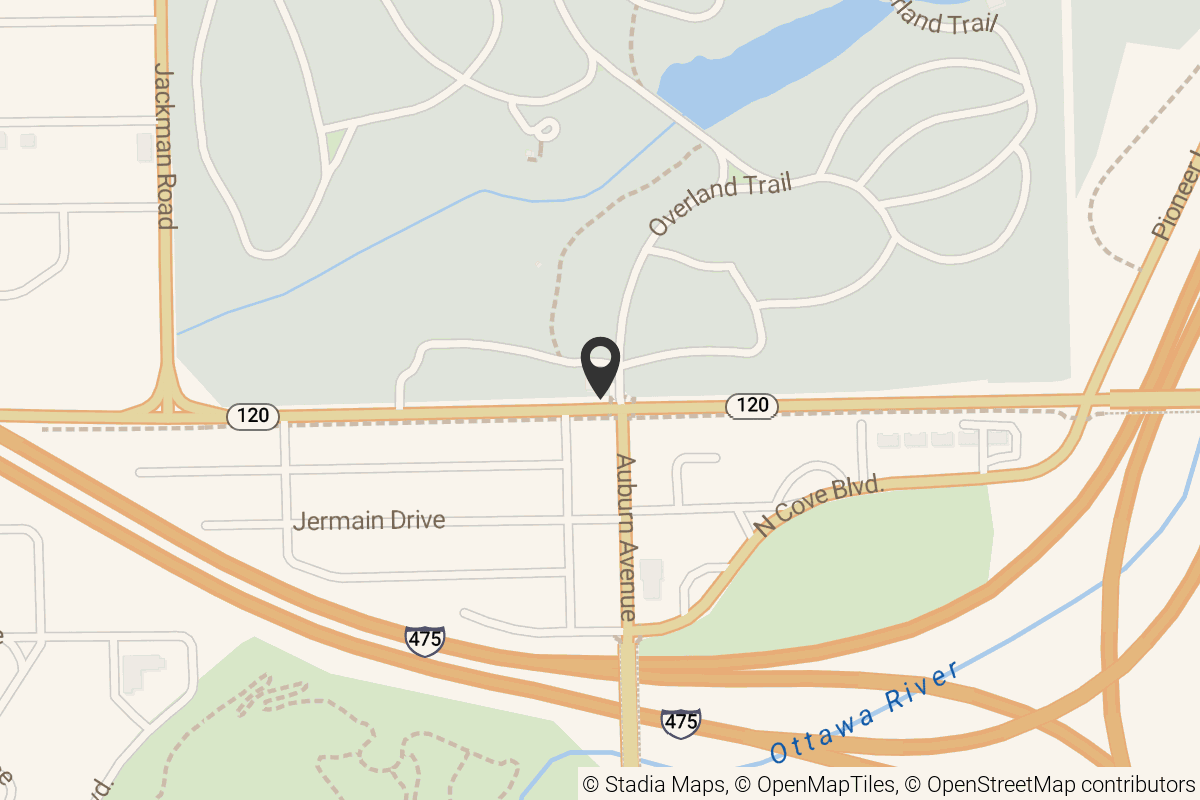 Map with location marker