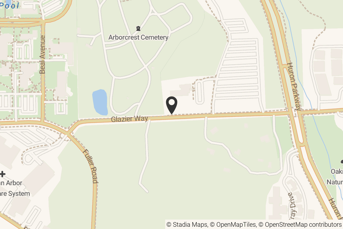 Map with location marker