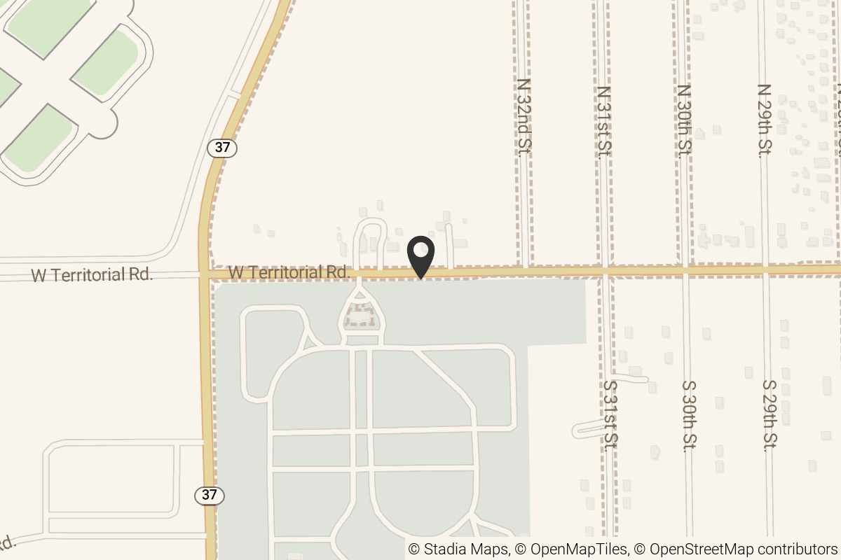 Map with location marker