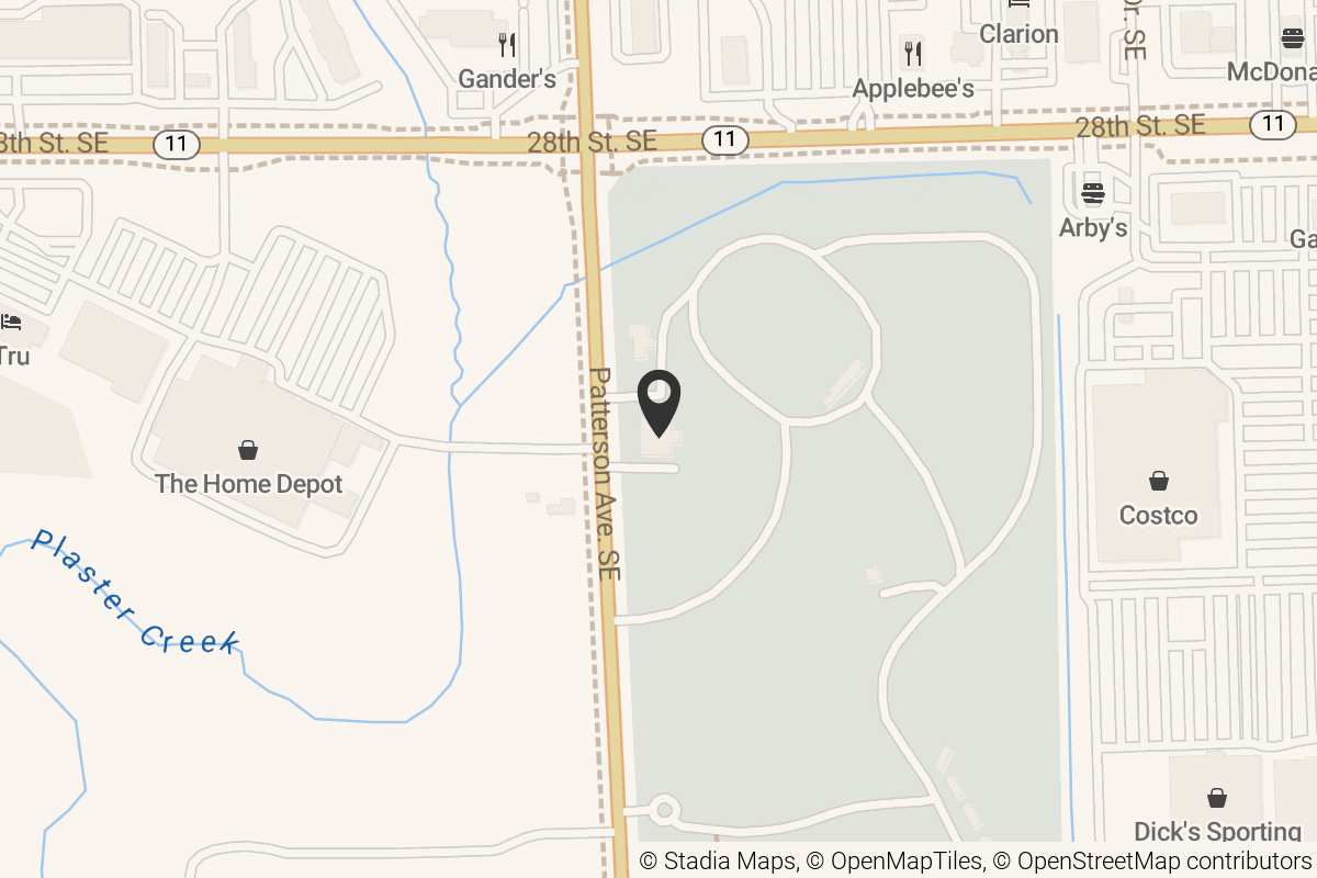 Map with location marker