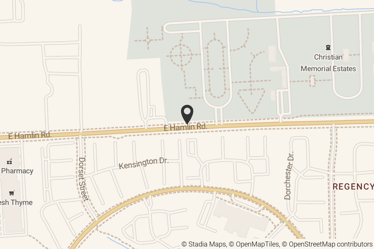 Map with location marker