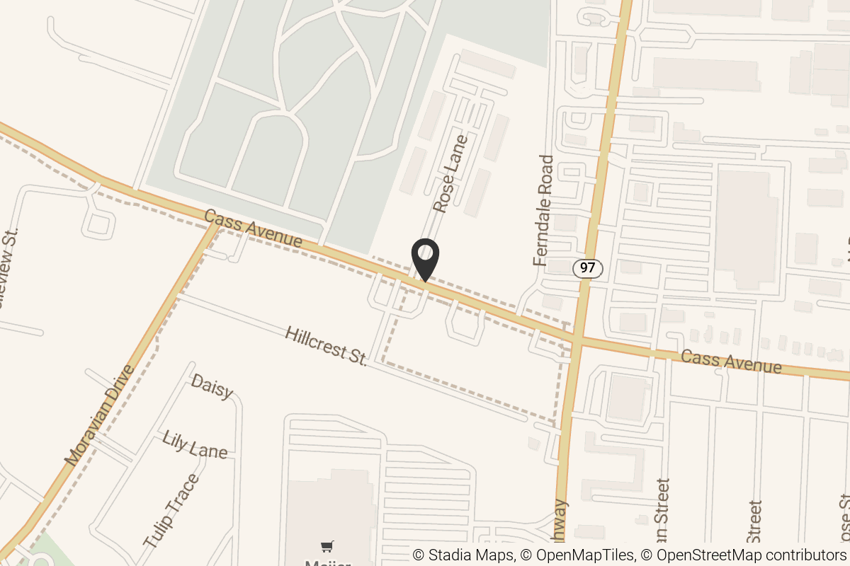 Map with location marker