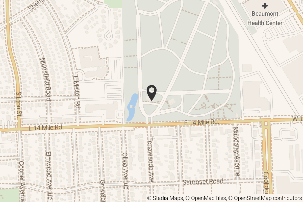 Map with location marker