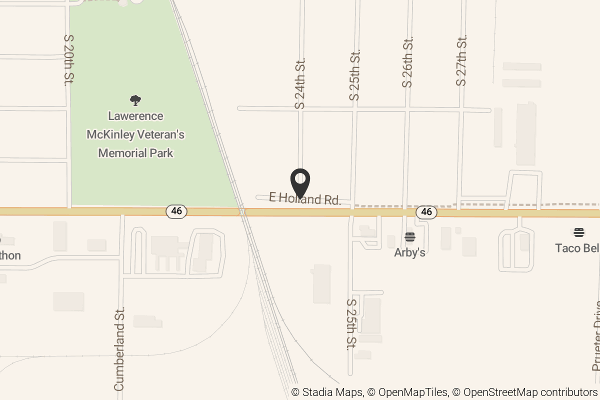 Map with location marker