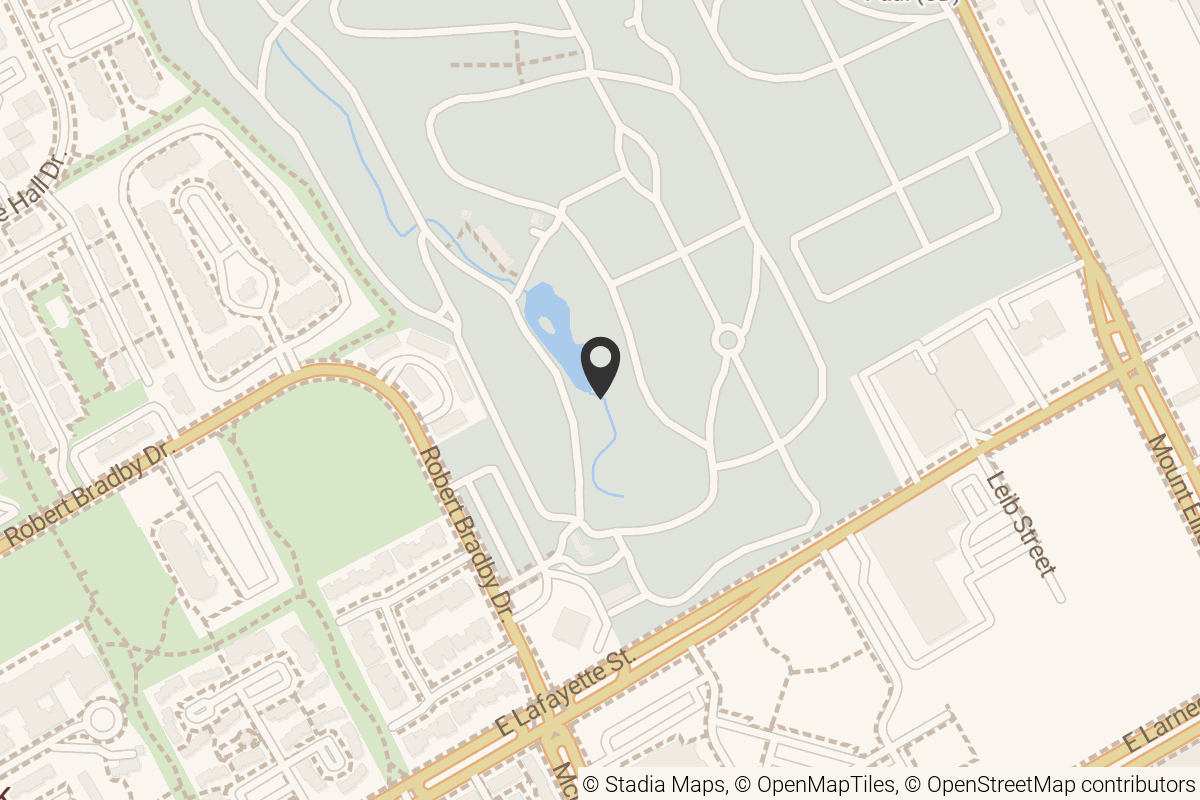 Map with location marker