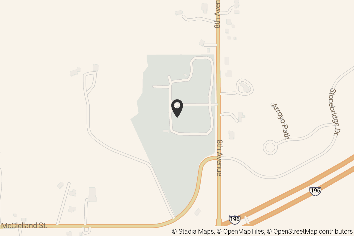 Map with location marker