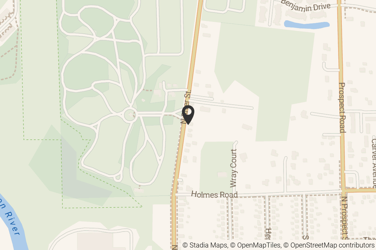 Map with location marker