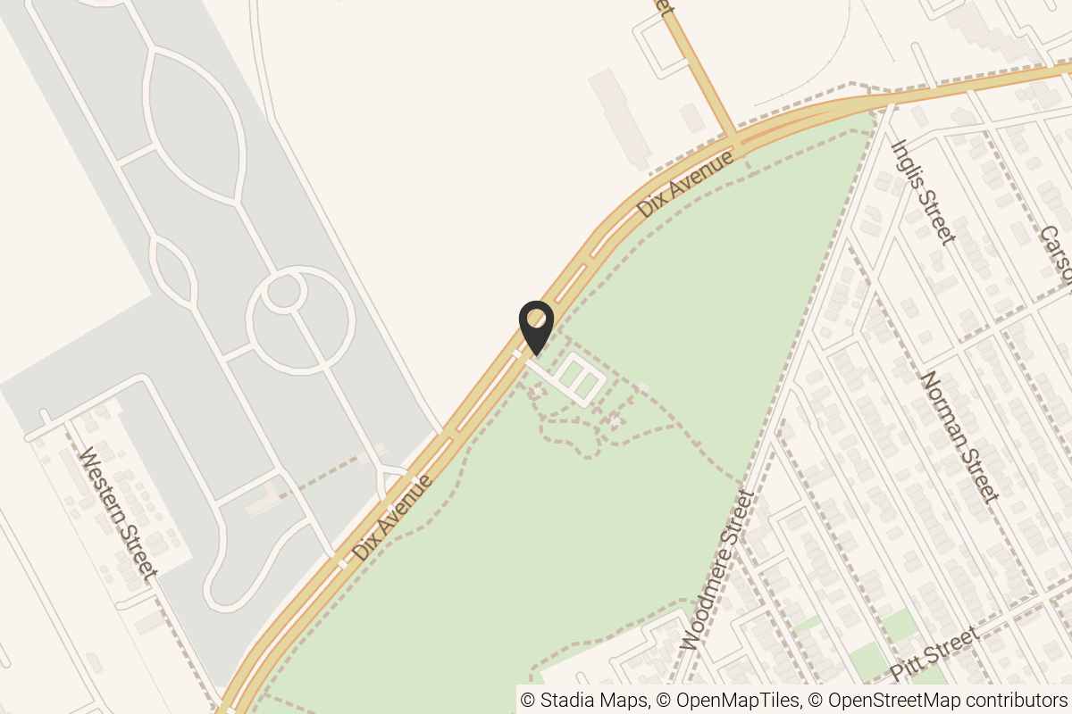 Map with location marker