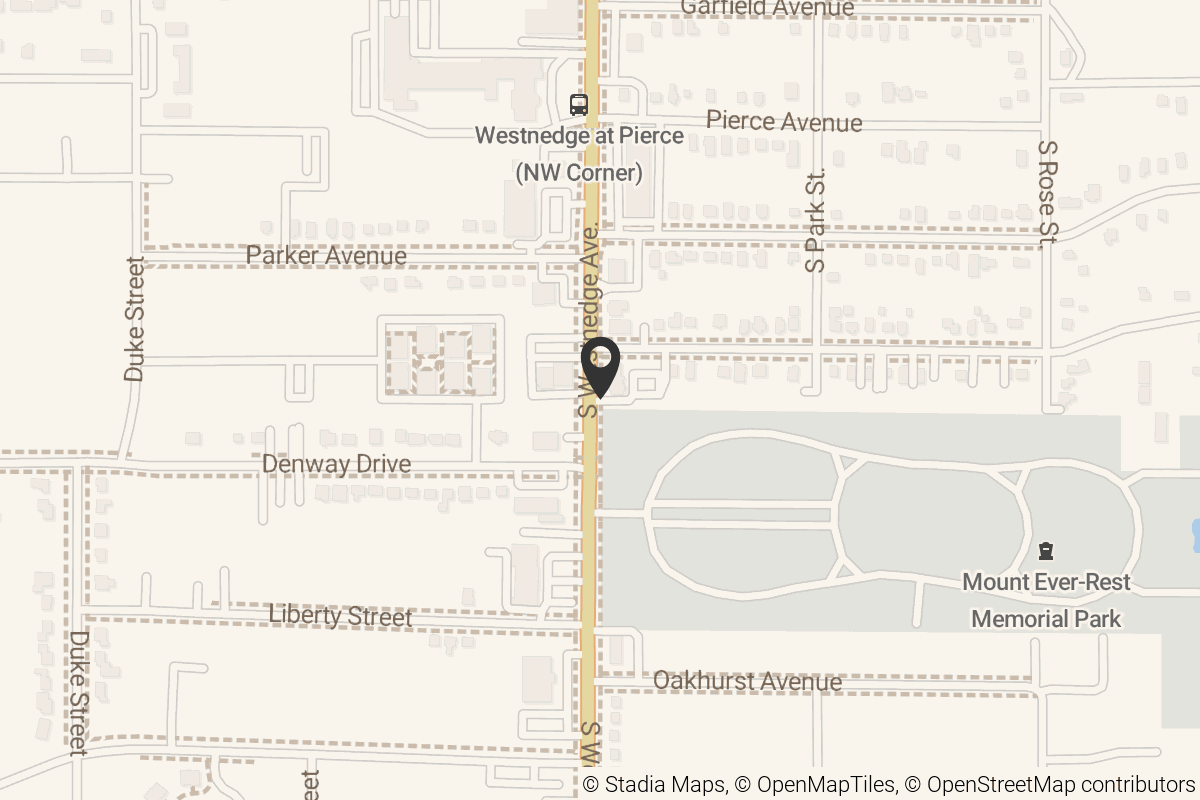 Map with location marker