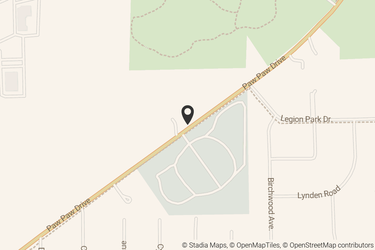 Map with location marker