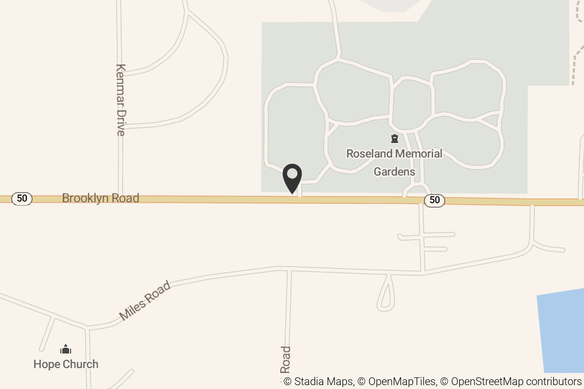 Map with location marker