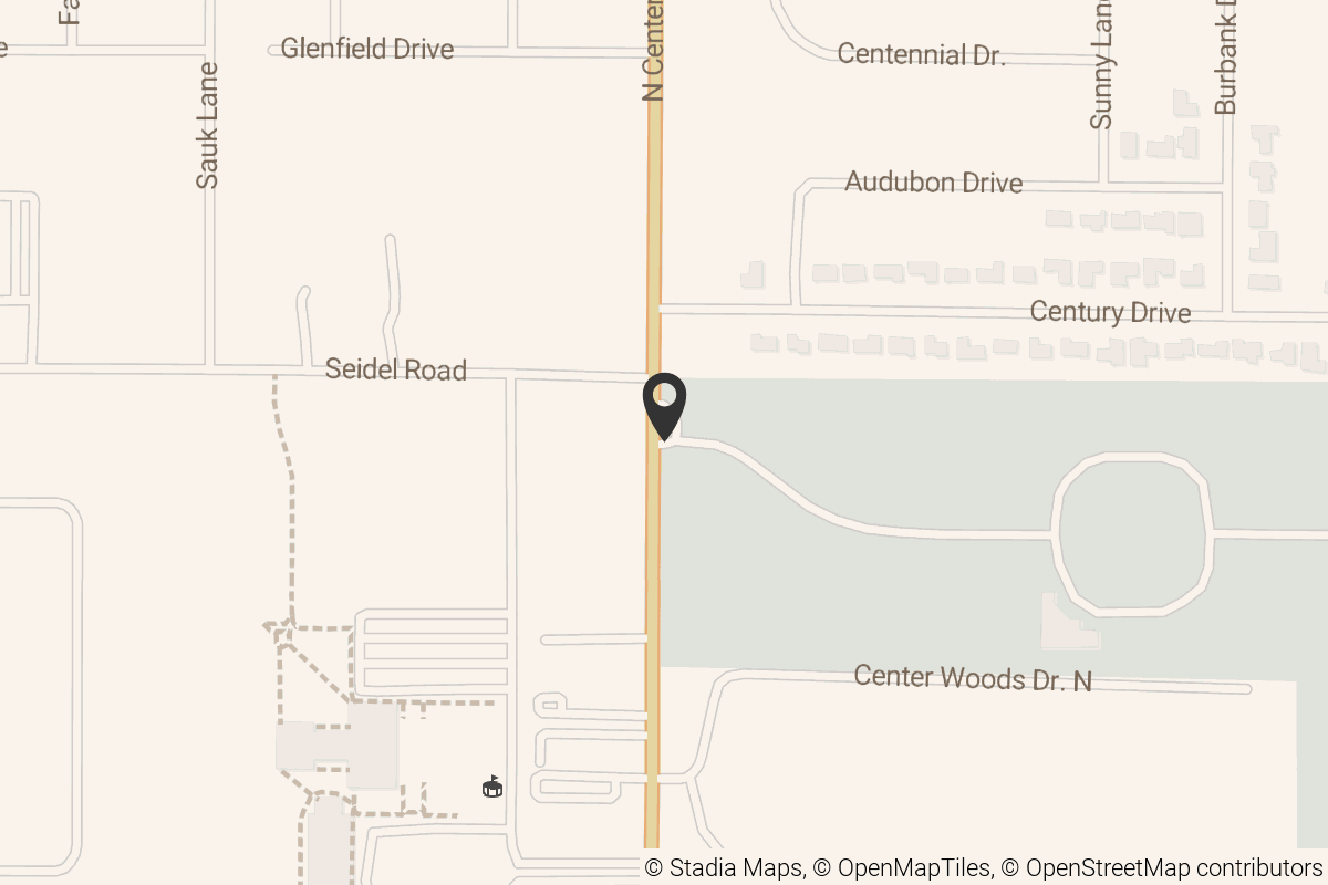 Map with location marker