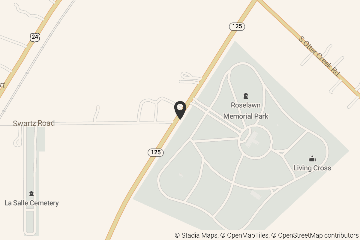 Map with location marker