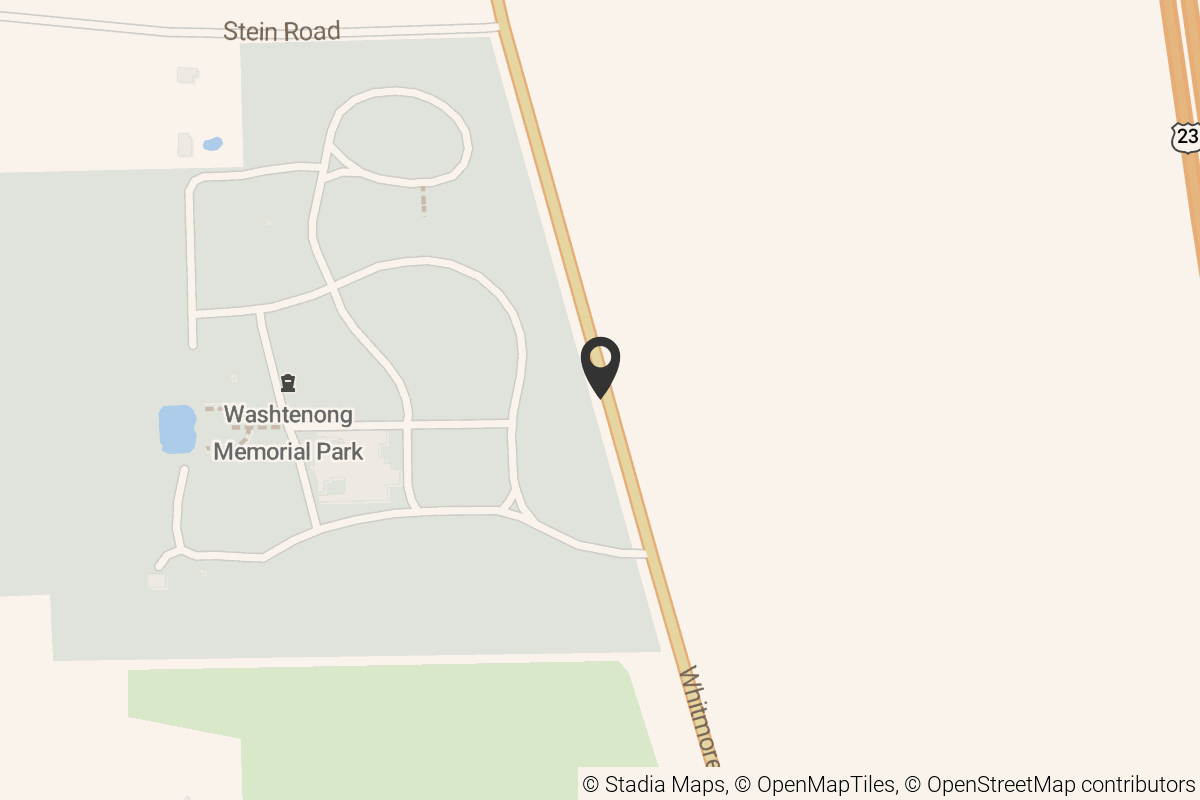 Map with location marker