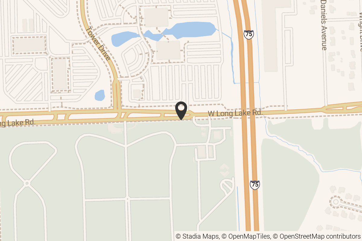 Map with location marker