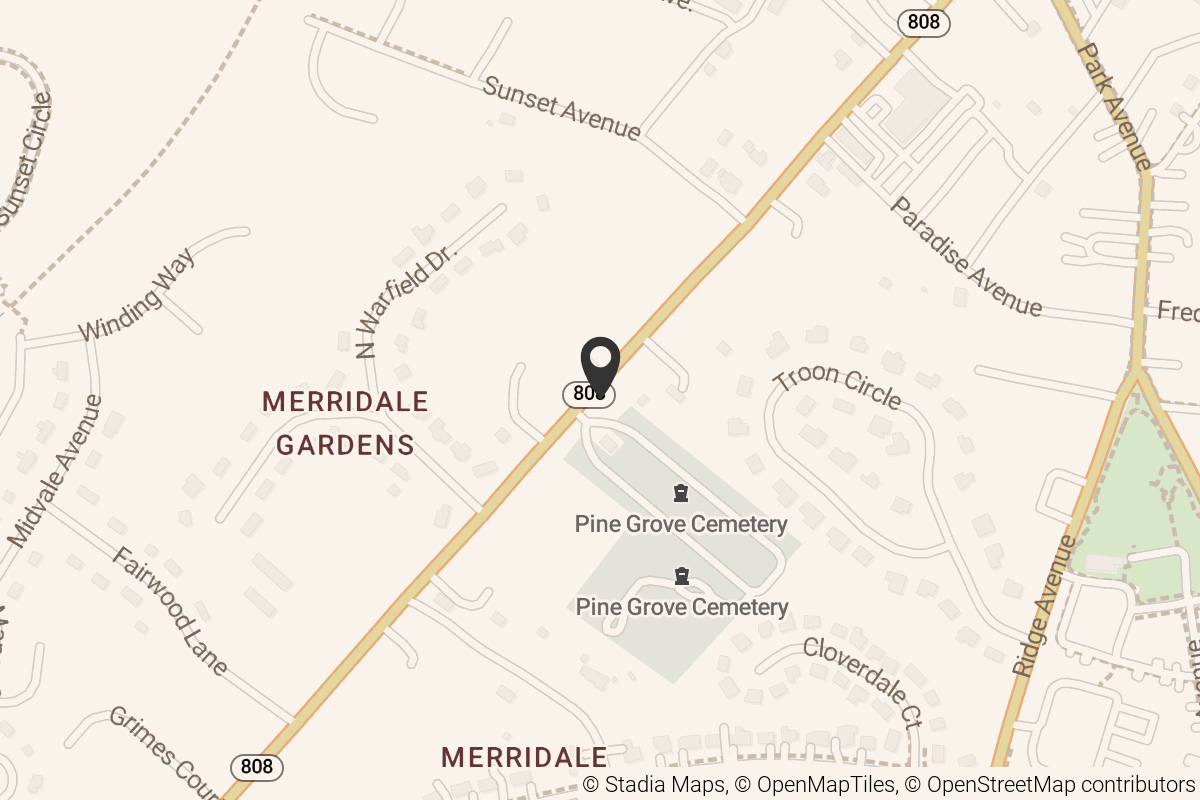 Map with location marker