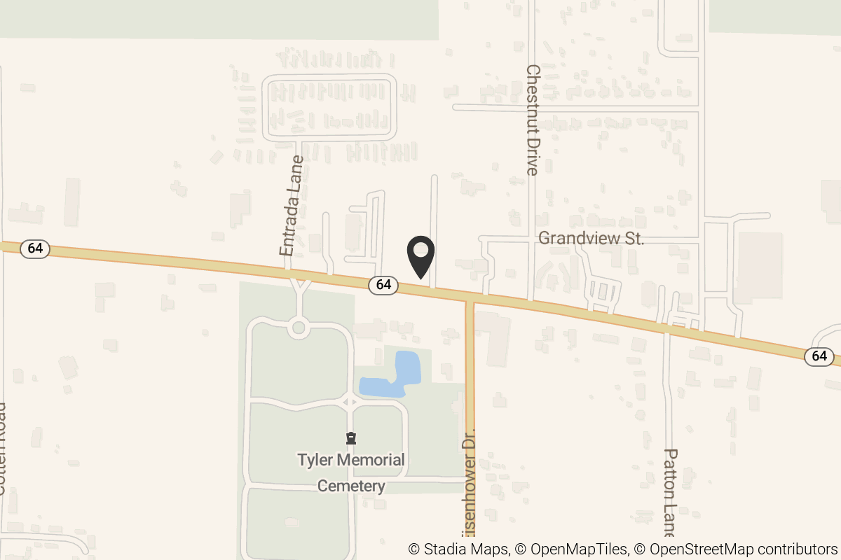 Map with location marker