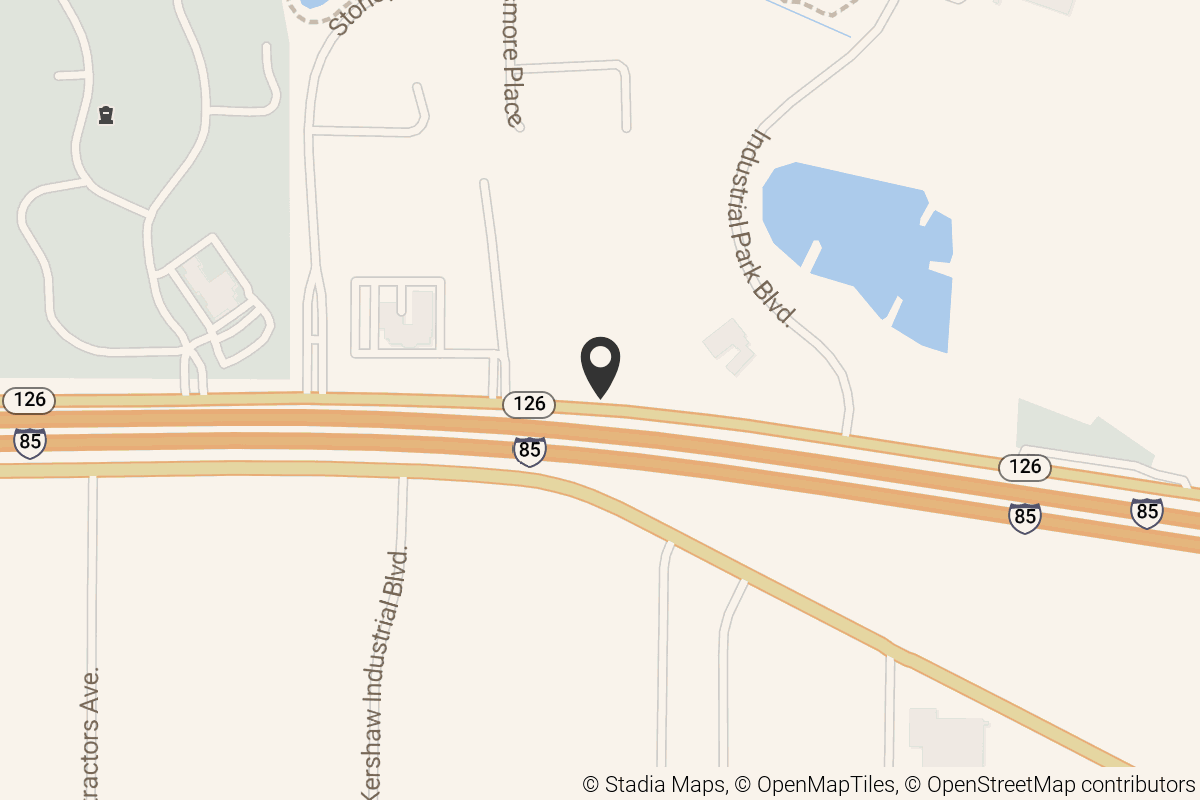 Map with location marker