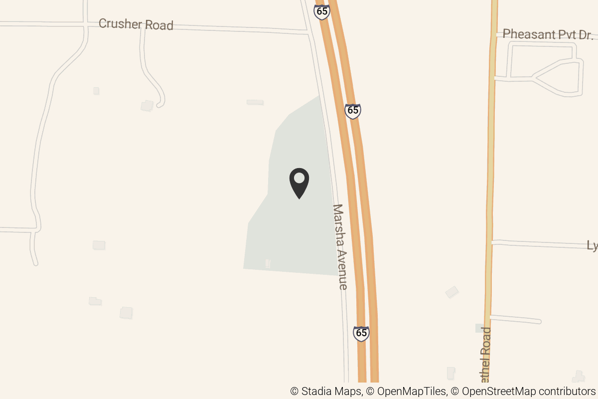 Map with location marker