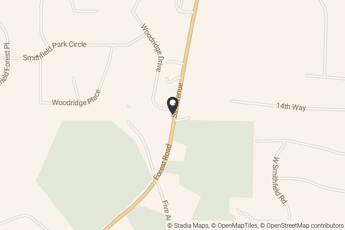 Map with location marker