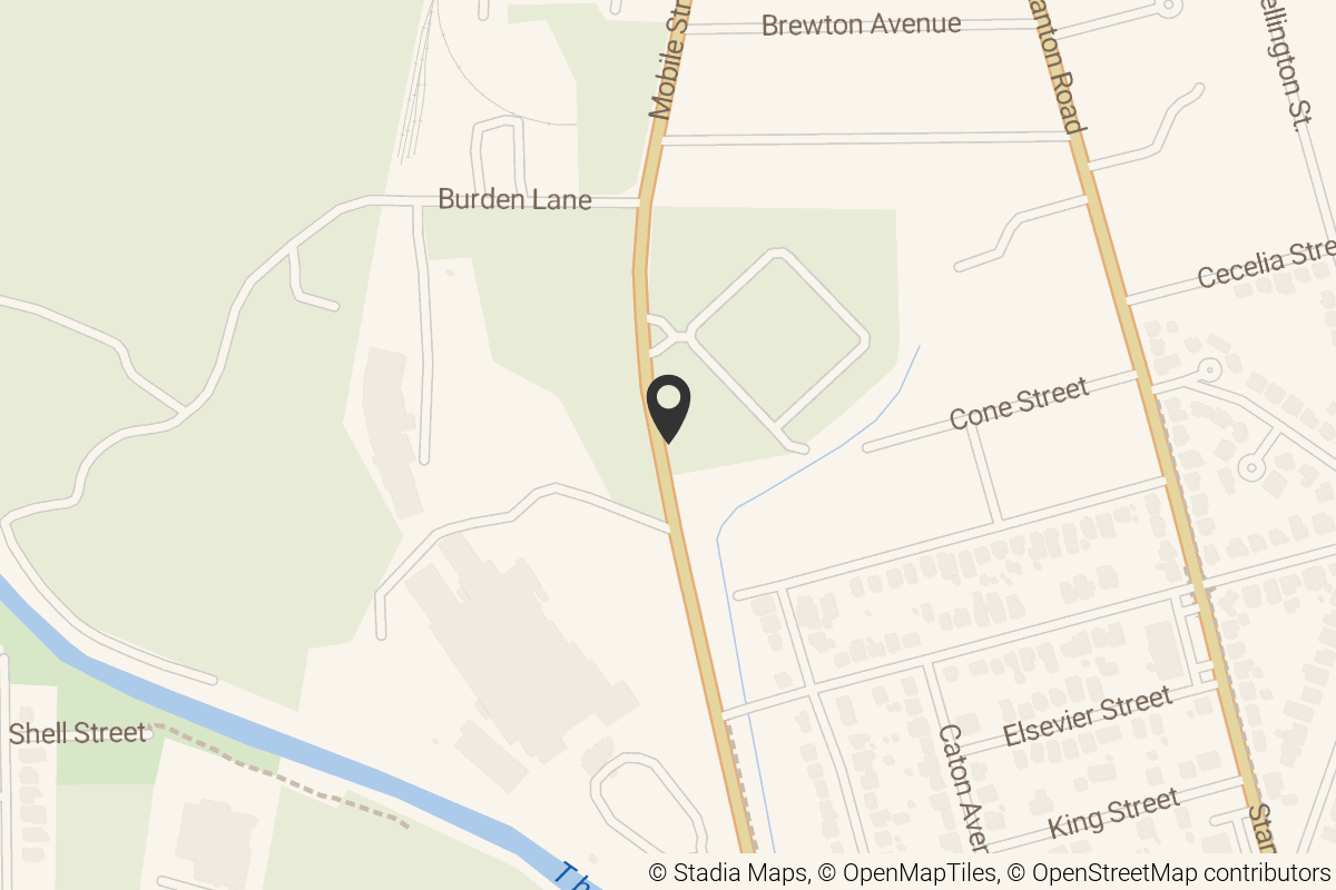 Map with location marker