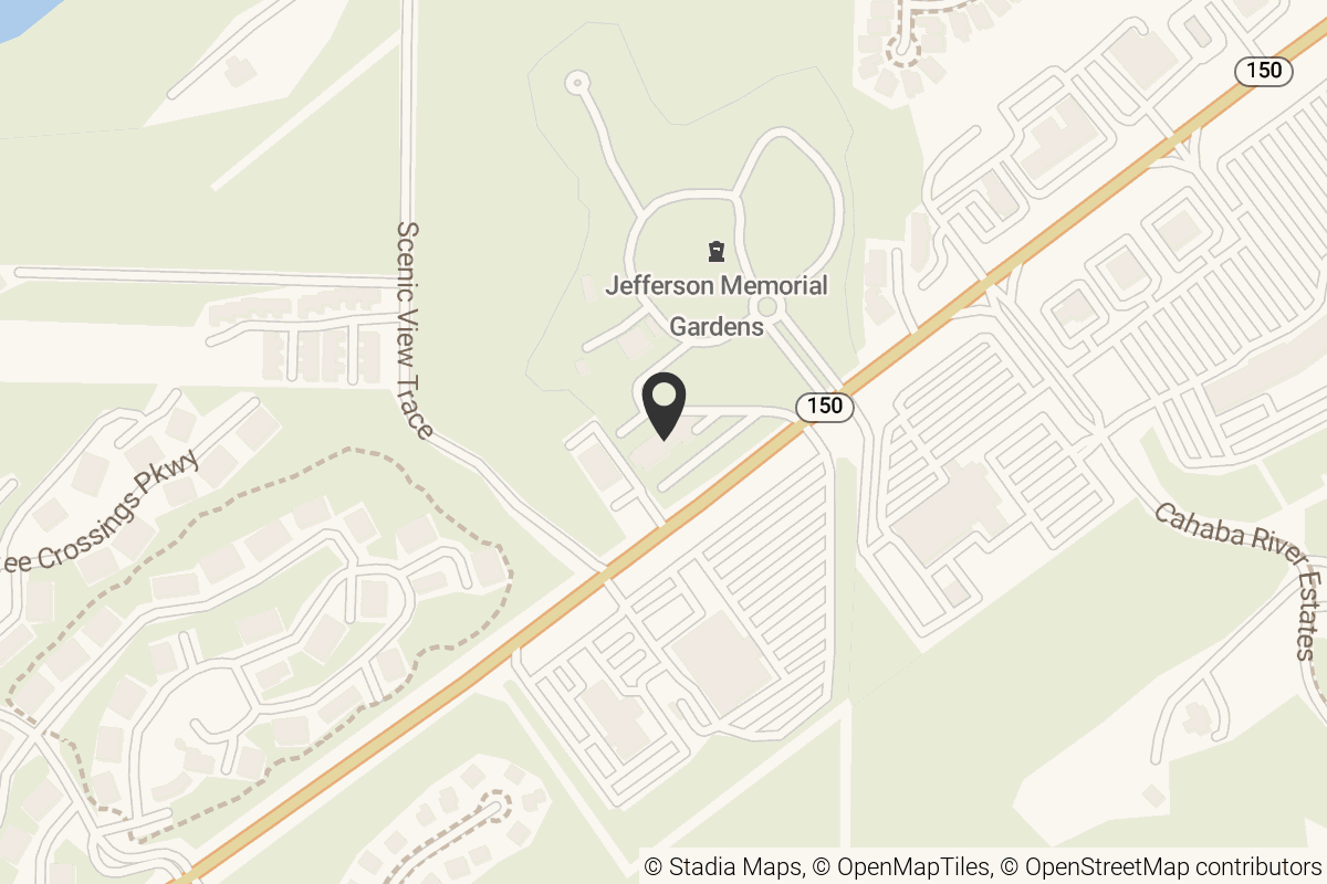 Map with location marker