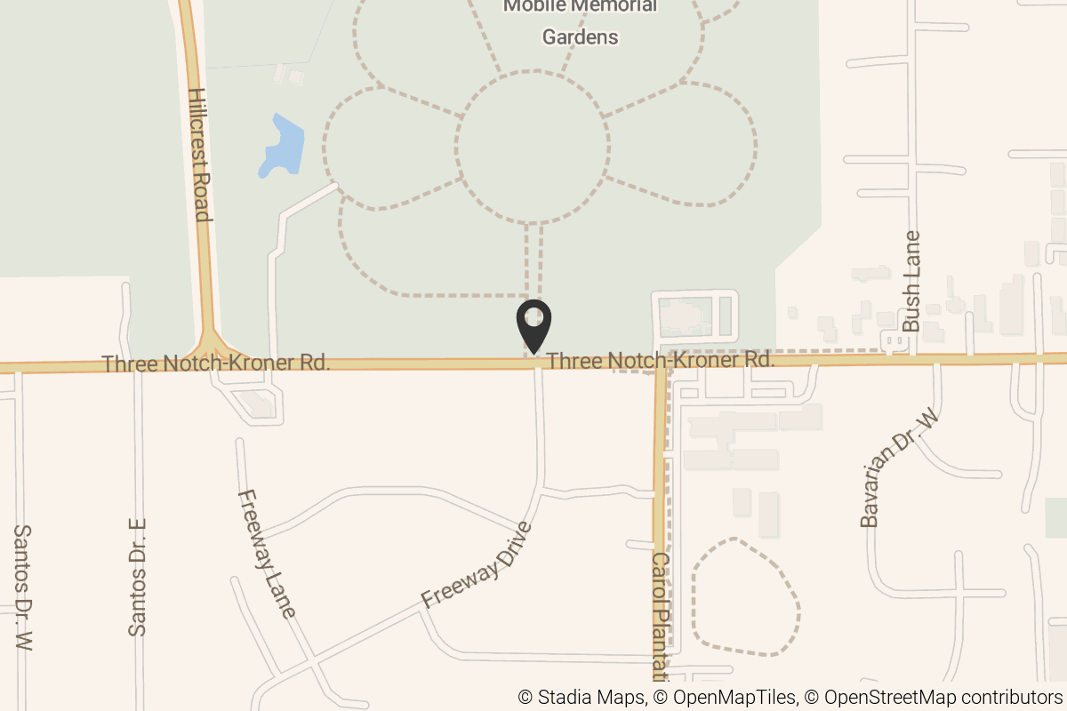 Map with location marker