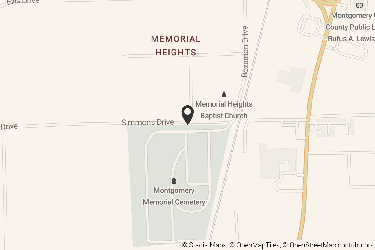 Map with location marker