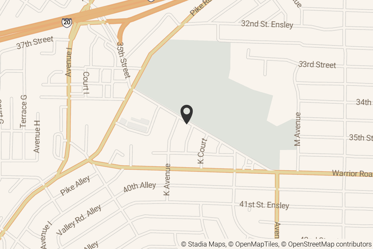 Map with location marker