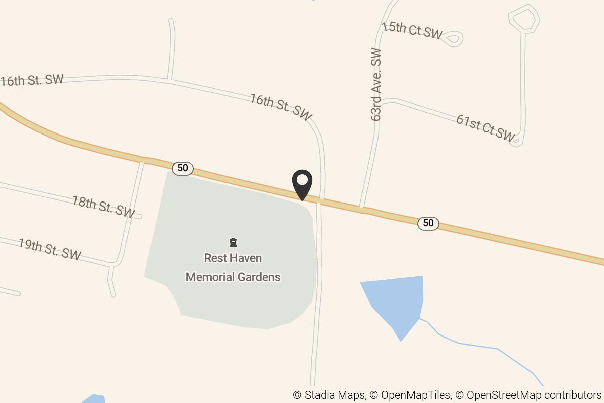 Map with location marker