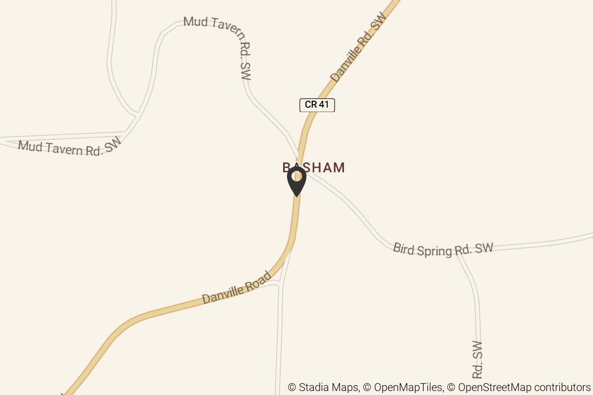 Map with location marker