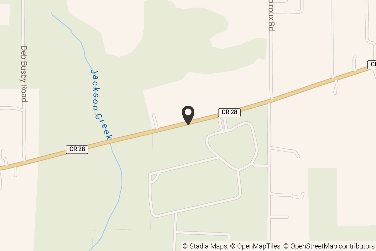 Map with location marker