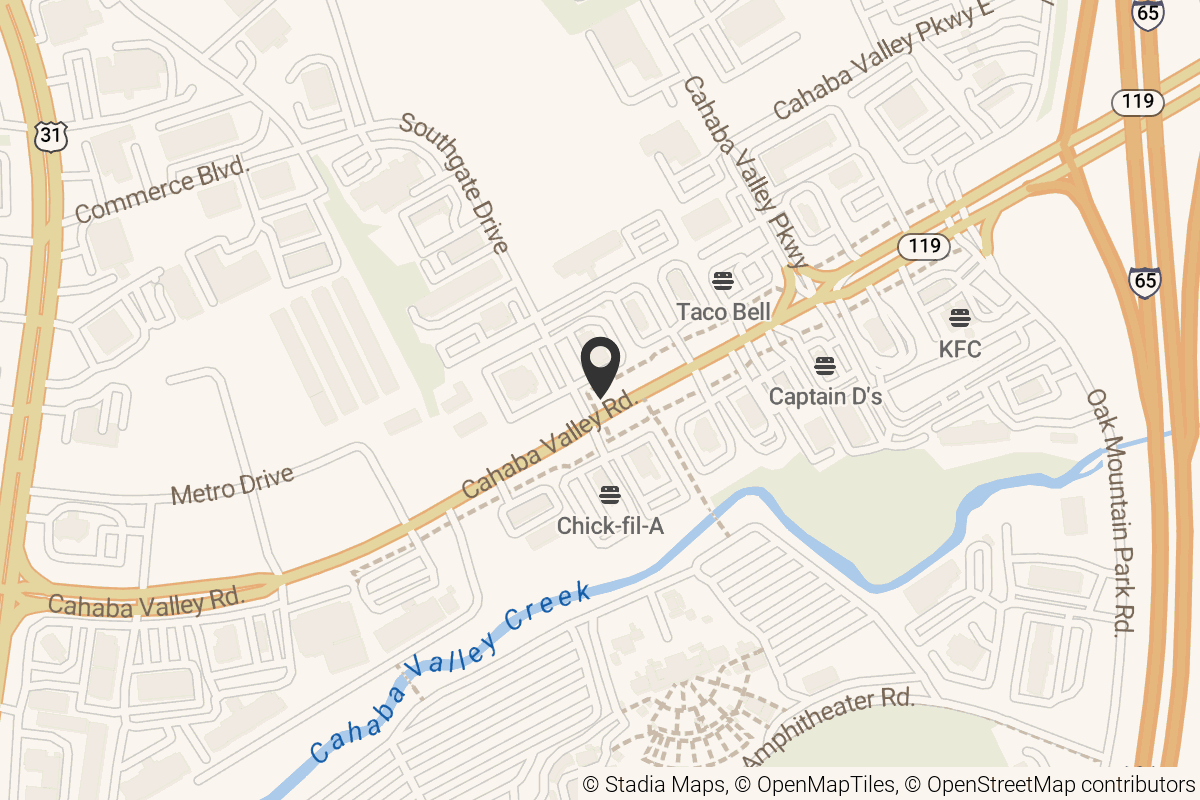 Map with location marker