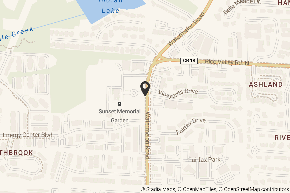 Map with location marker