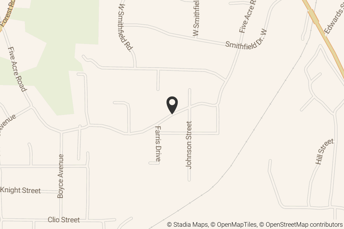 Map with location marker