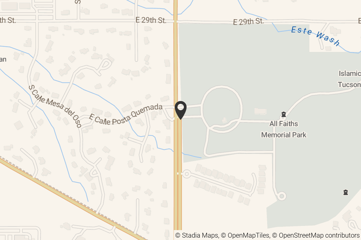 Map with location marker